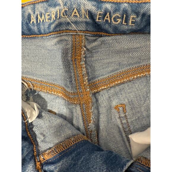 American Eagle High Rise Mom Jean Distressed Y2K Everyday Casual 2 - Picture 2 of 8